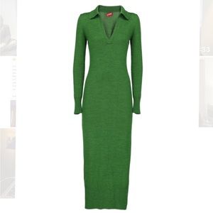 Staud green dress